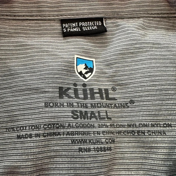 Kuhl Cotton Blend Shirt in Men's Small Grey - Picture 4 of 4